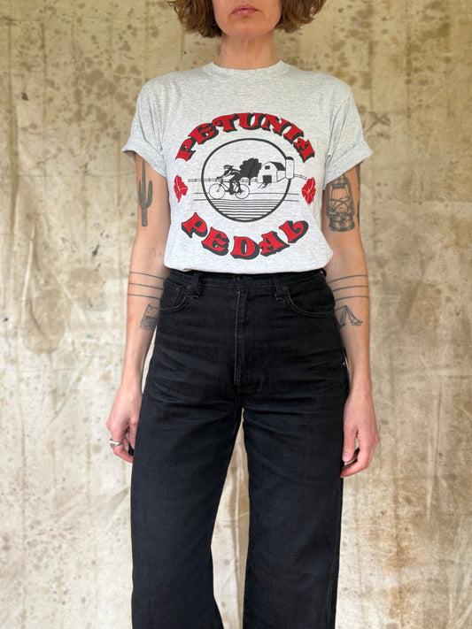 Vintage 90s Petunia Pedal Bicycling Tee