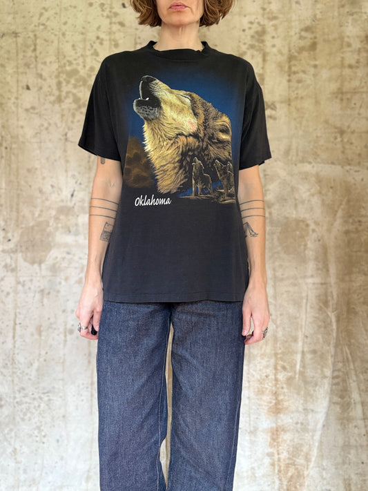80s Oklahoma Howling Wolves Tee