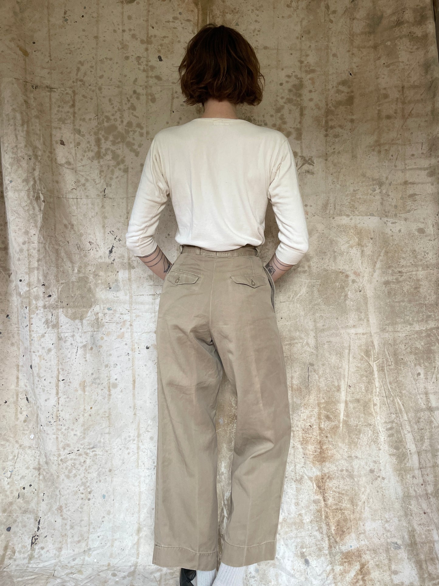 60s Military Khaki Pants