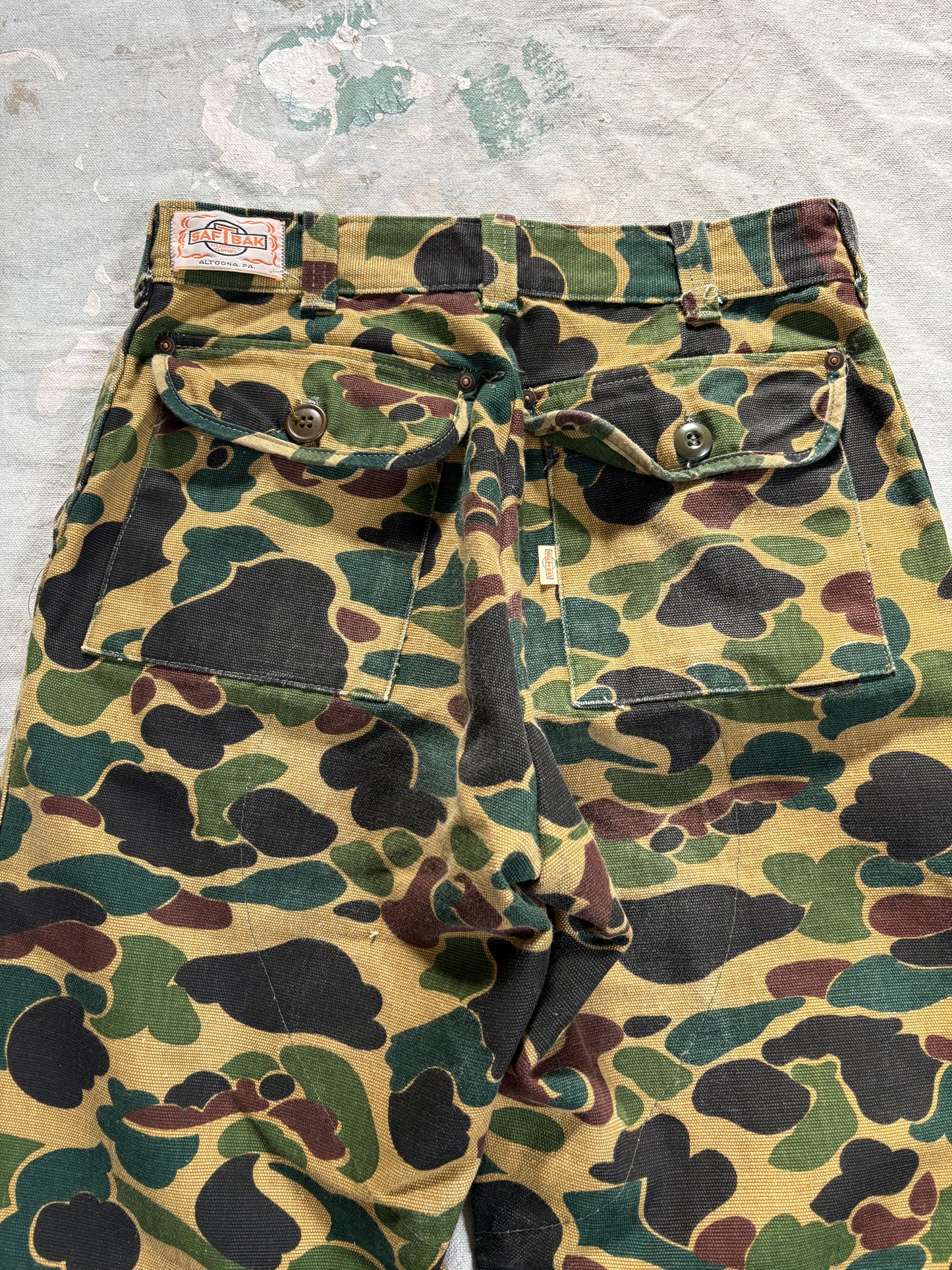 80s SafTbak Duck Camo Pants