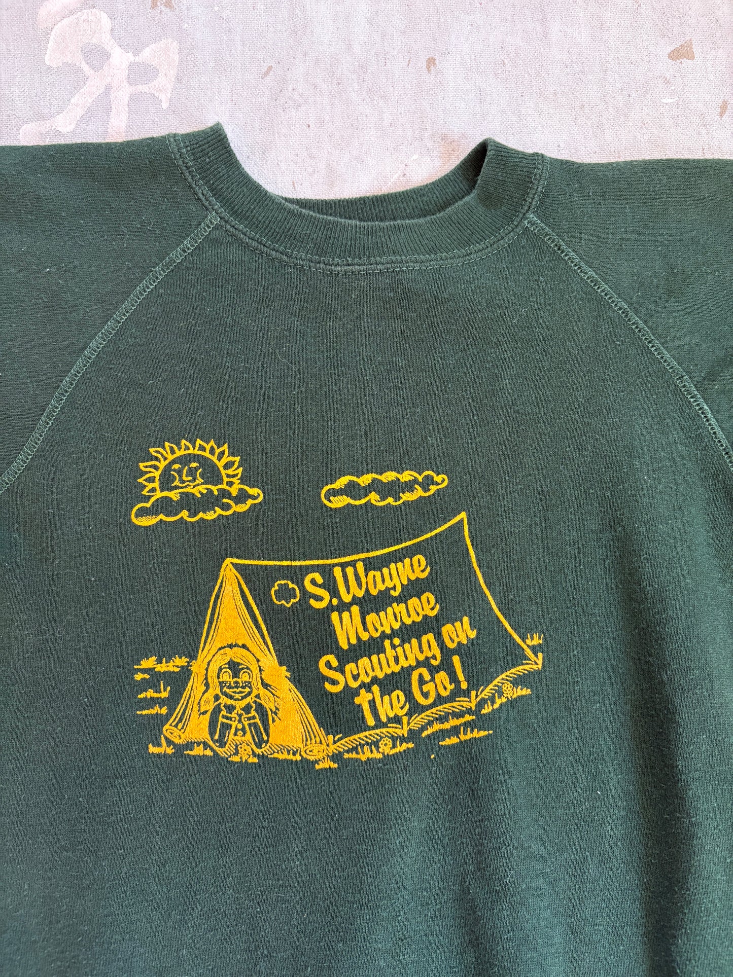 80s S. Wayne Monroe Girl Scouts Sweatshirt