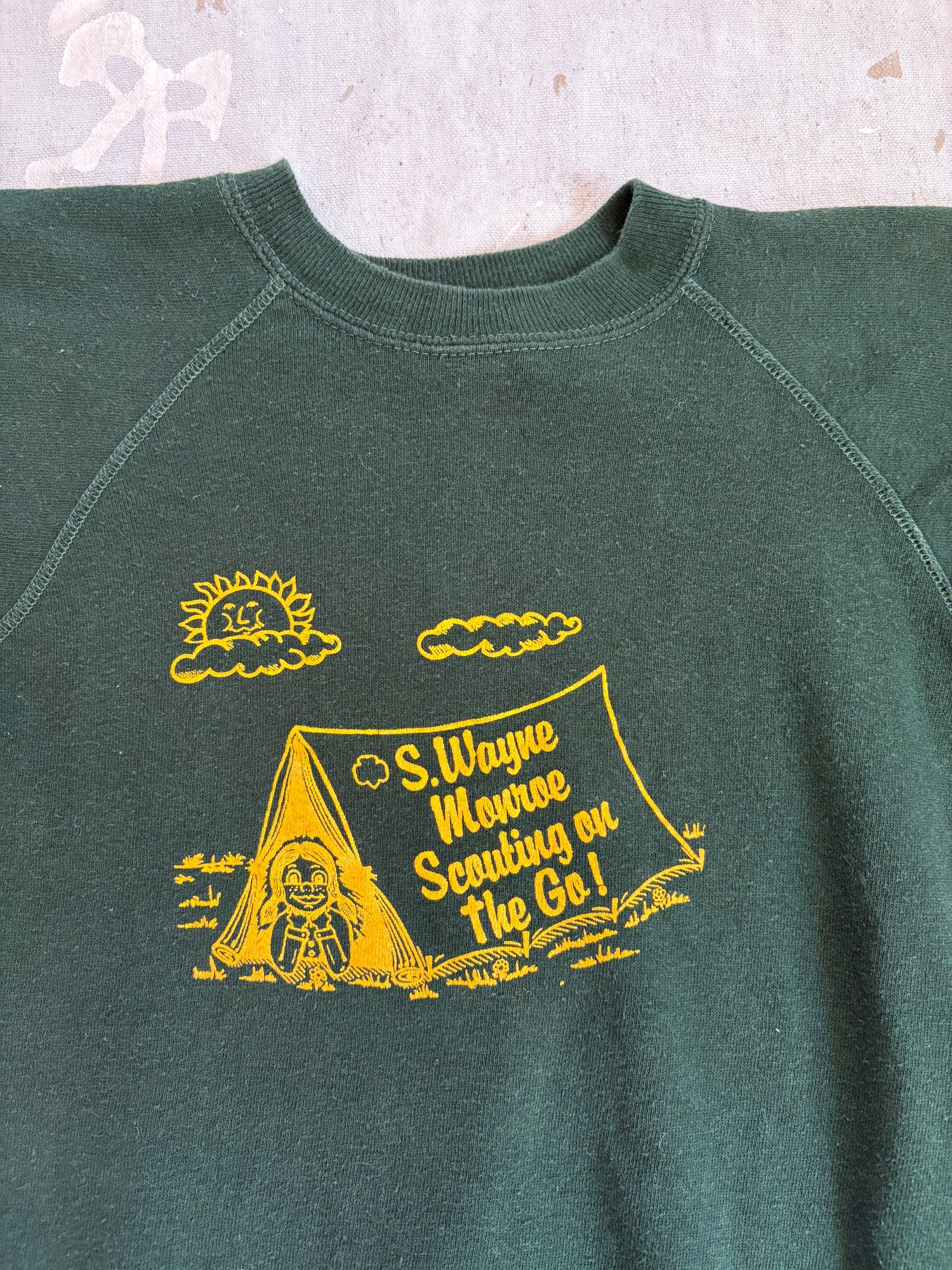 トップス A MACHINE Suntan Scouting Sweatshirt a machine Suntan Scouting Sweatshirt