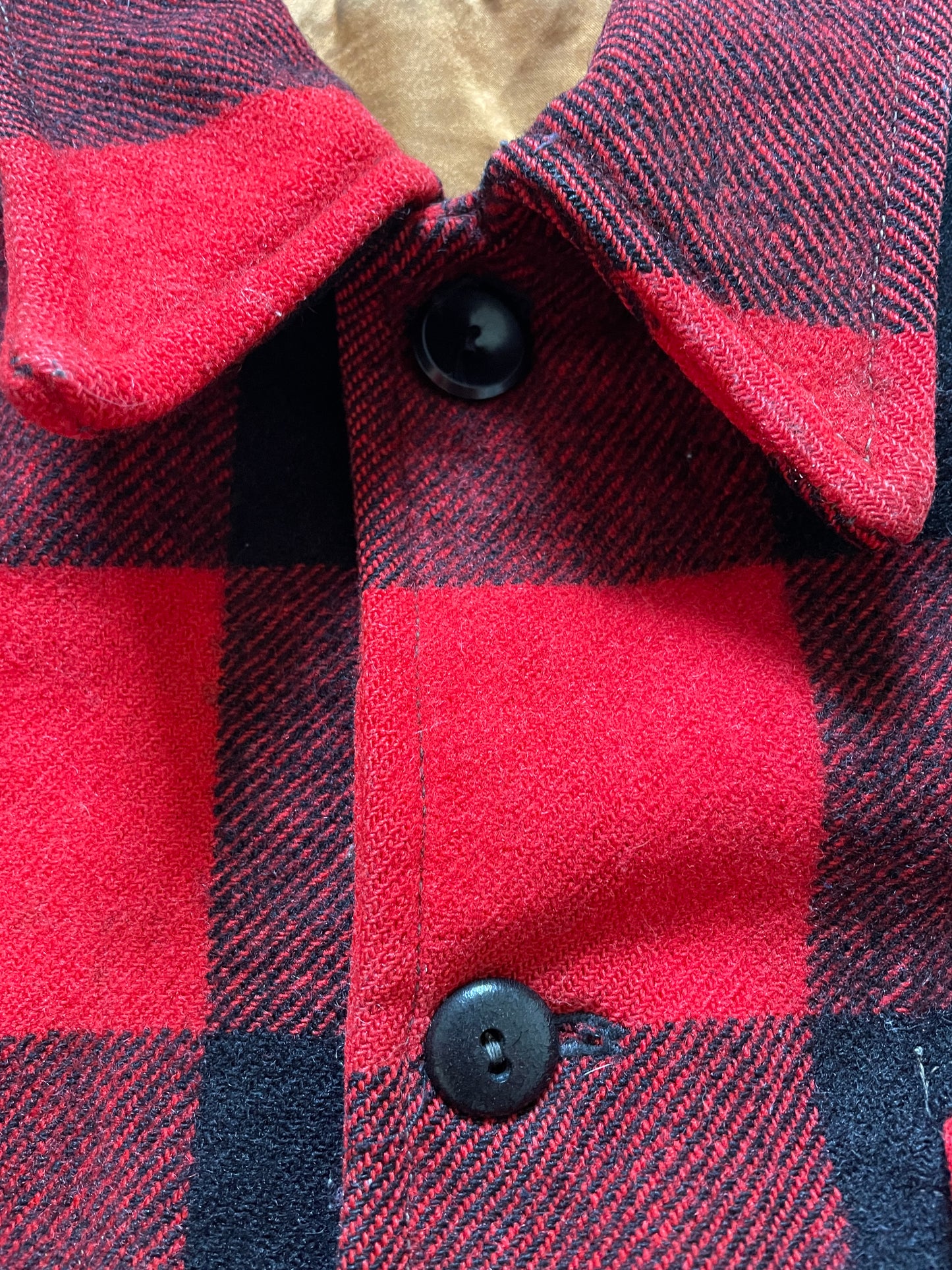 70s Buffalo Plaid Coat