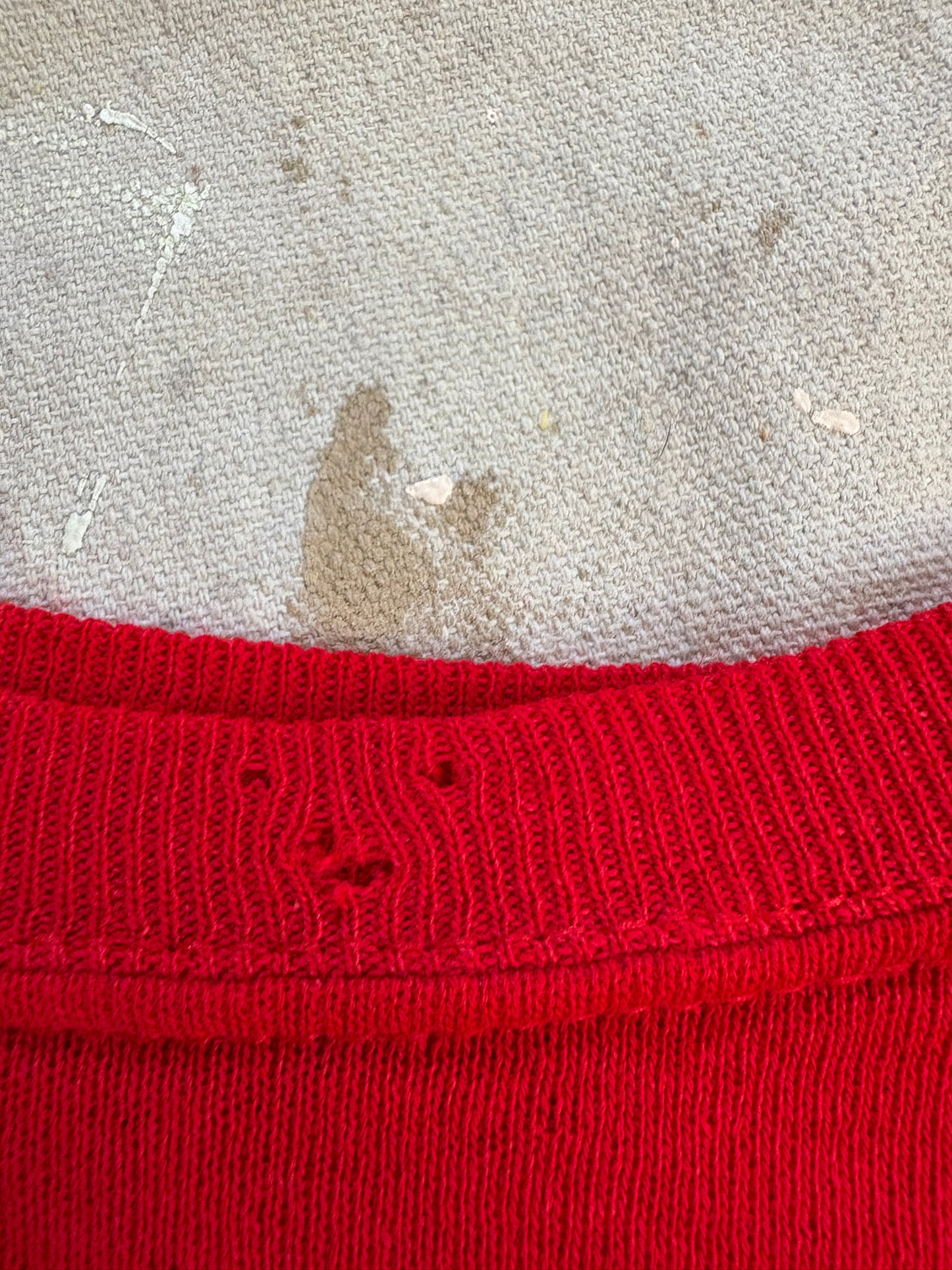 70s/80s Blank Red Sweatshirt