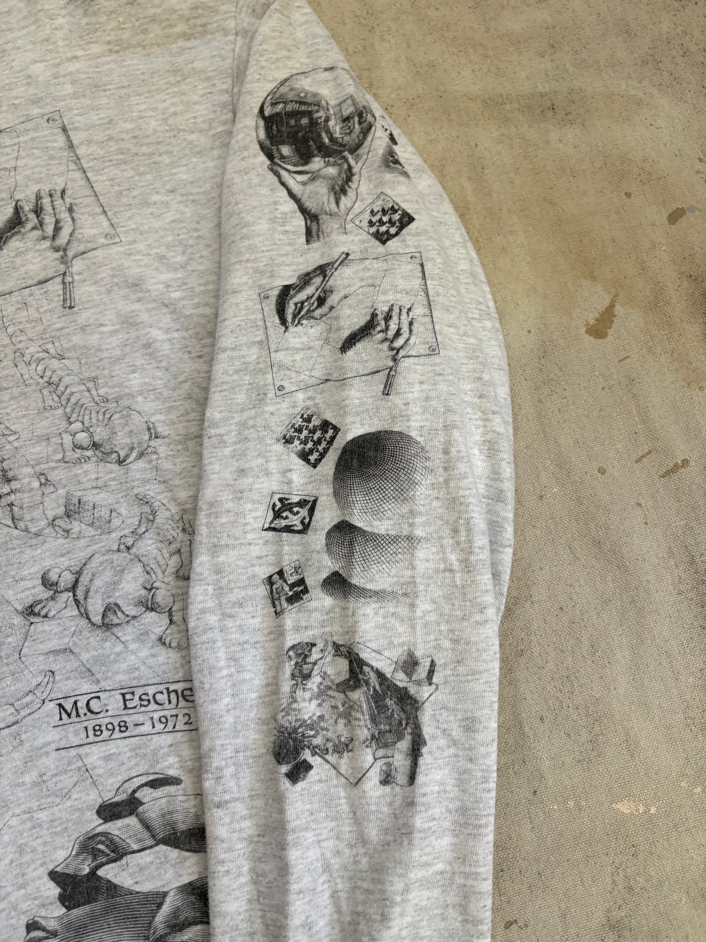 Vintage 90s MC Escher Long Sleeve Tee