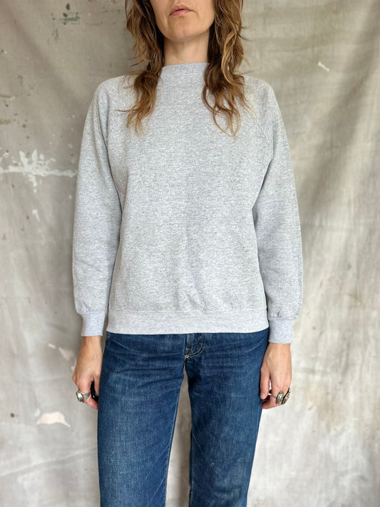 90s Blank Heather Grey Sweatshirt