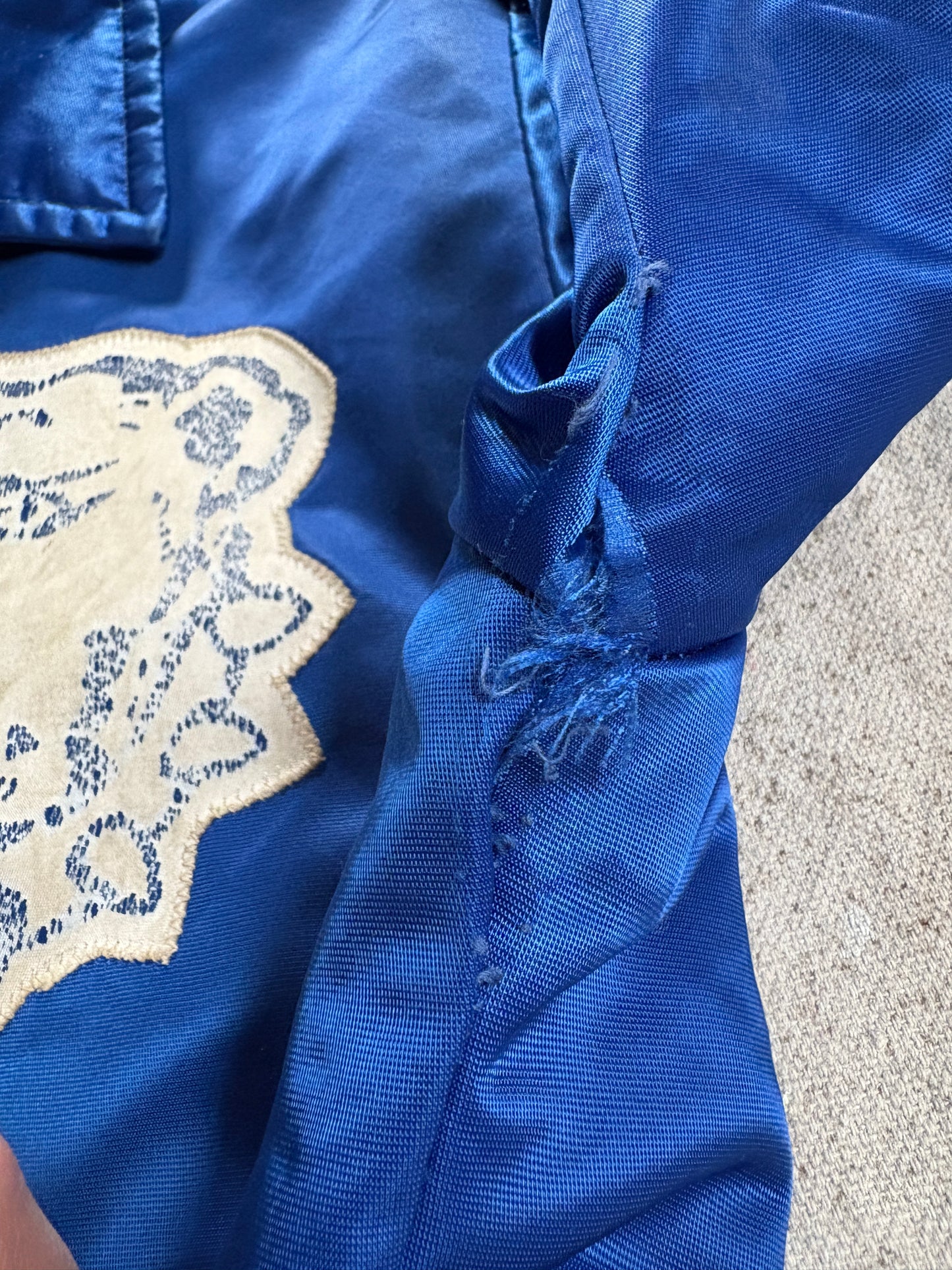 Vintage 80s Pasiac County Tech Wrestling Letterman Jacket