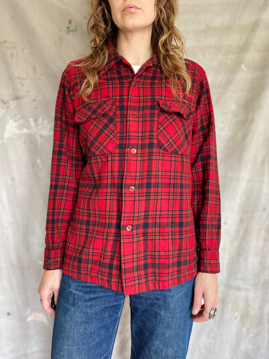 60s/70s Pendleton Wool Plaid Shirt