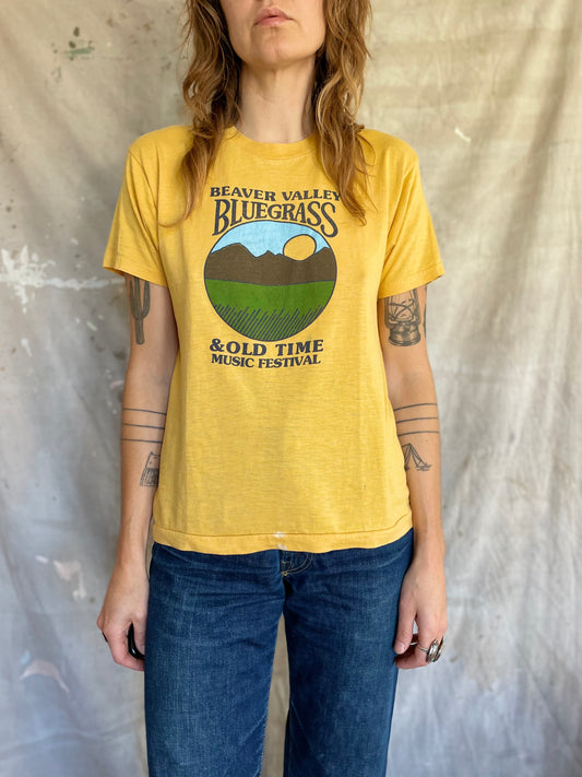 80s Beaver Valley Bluegrass Festival Tee