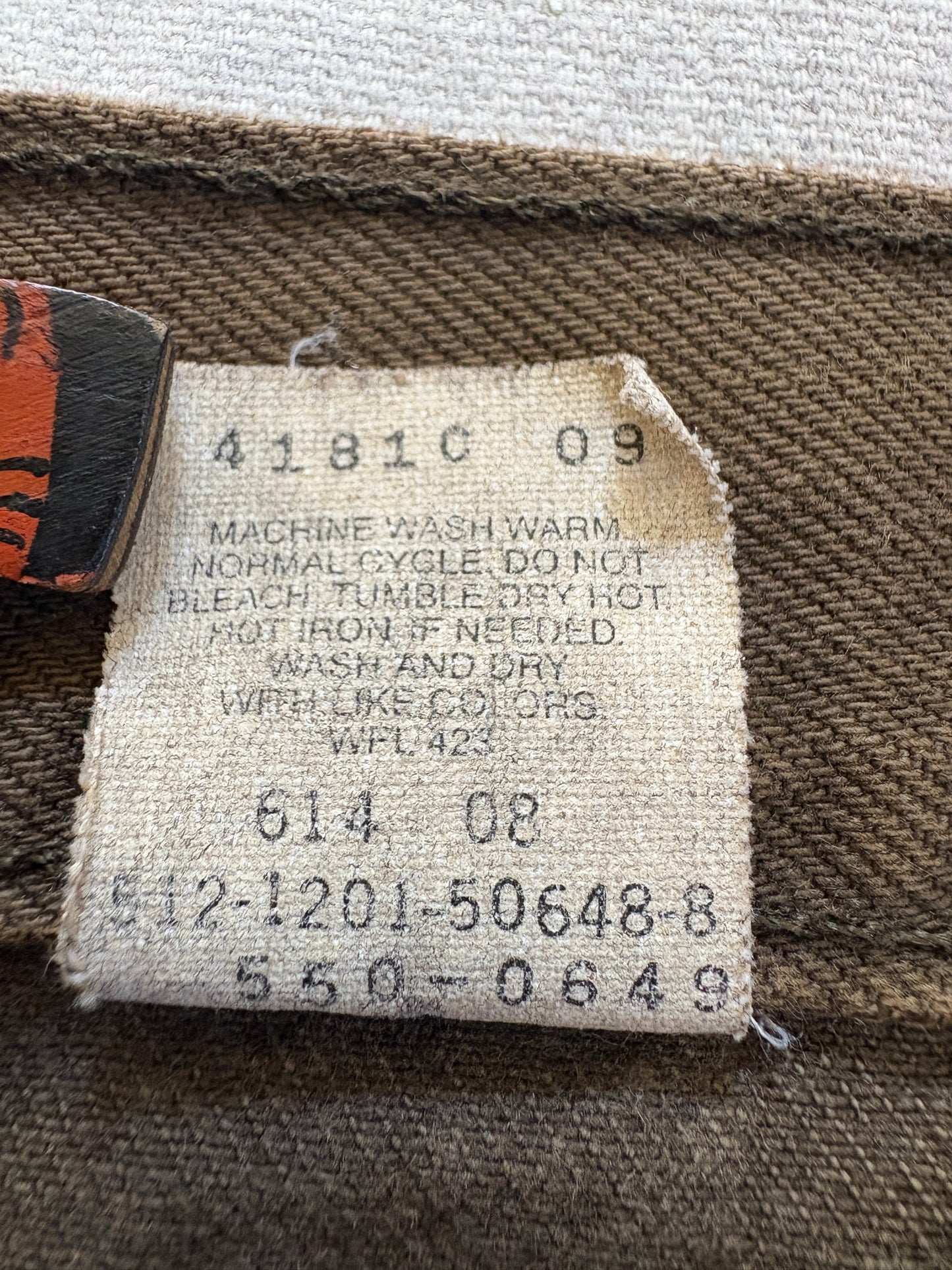 Vintage 90s Green Brown Levi’s 550 Jeans 33x30
