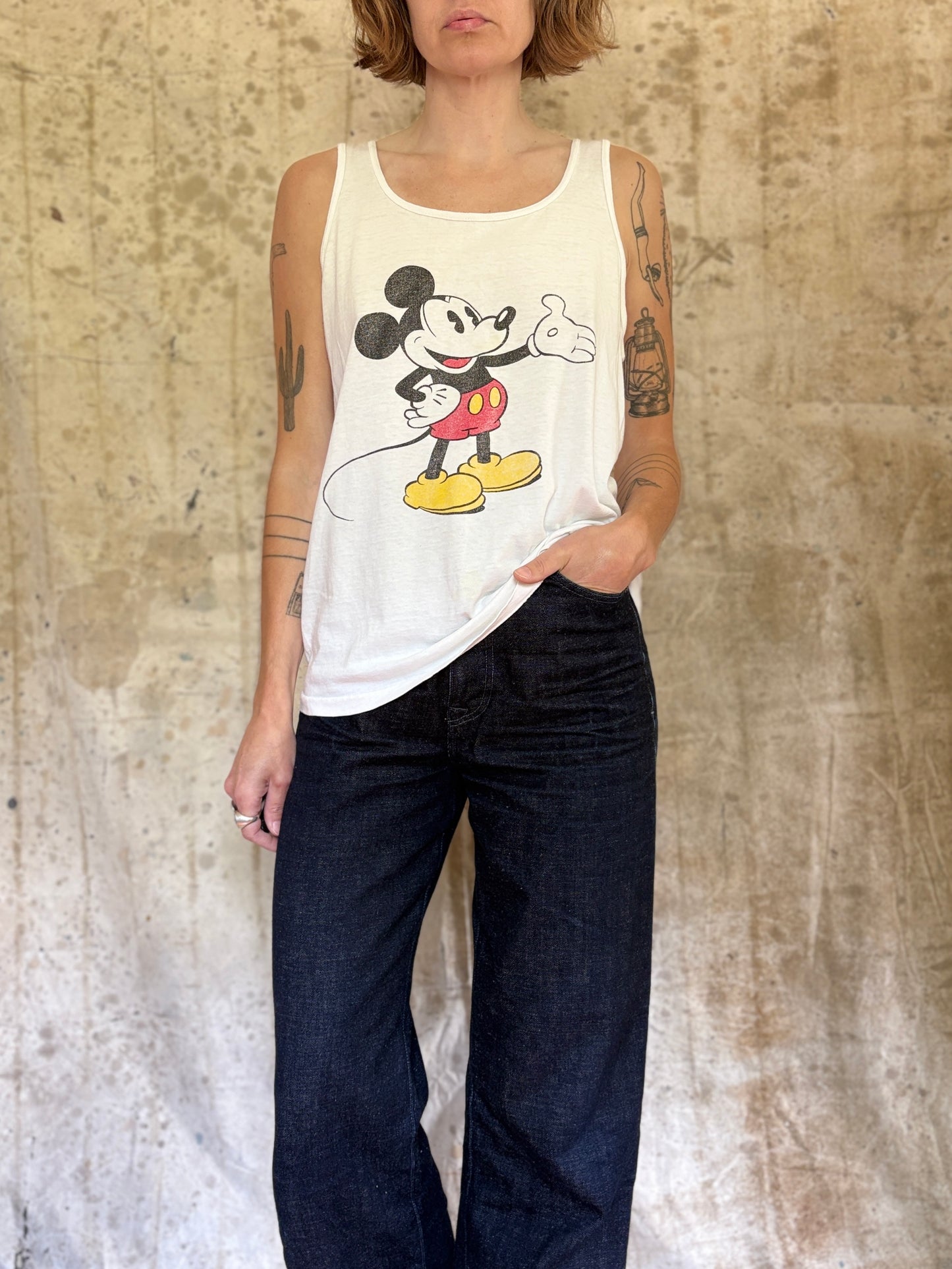 70s Disney Mickey Mouse Tank Top
