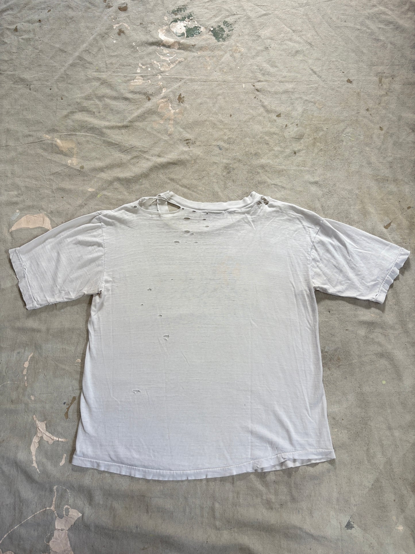 Vintage 80s Thrashed Paradise Club Runner Tee