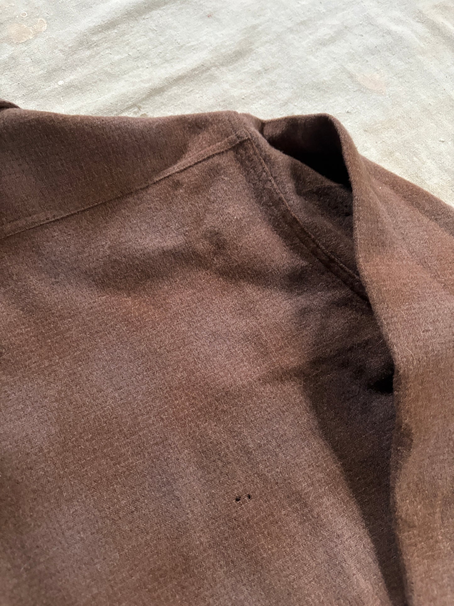 60s Brown Plaid Pendleton Shirt