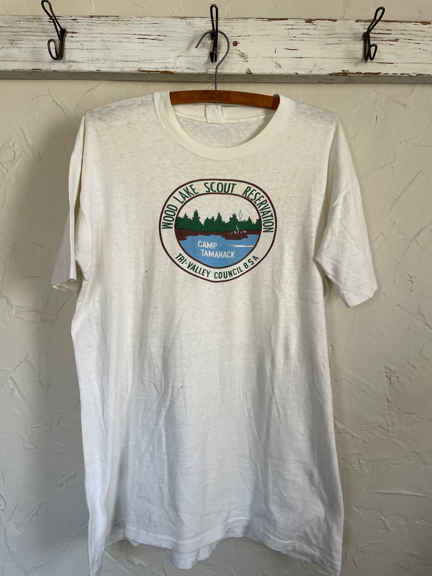 60s Wood Lake Scout Reservation BSA Tee