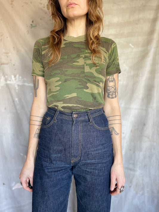 80s Camo Pocket Tee