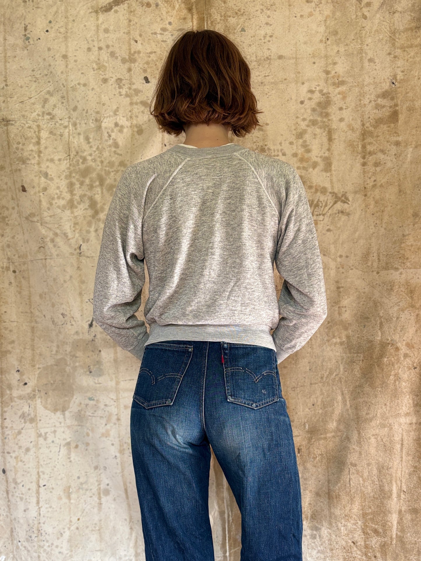 70s/80s Blank Heather Gray Sweatshirt