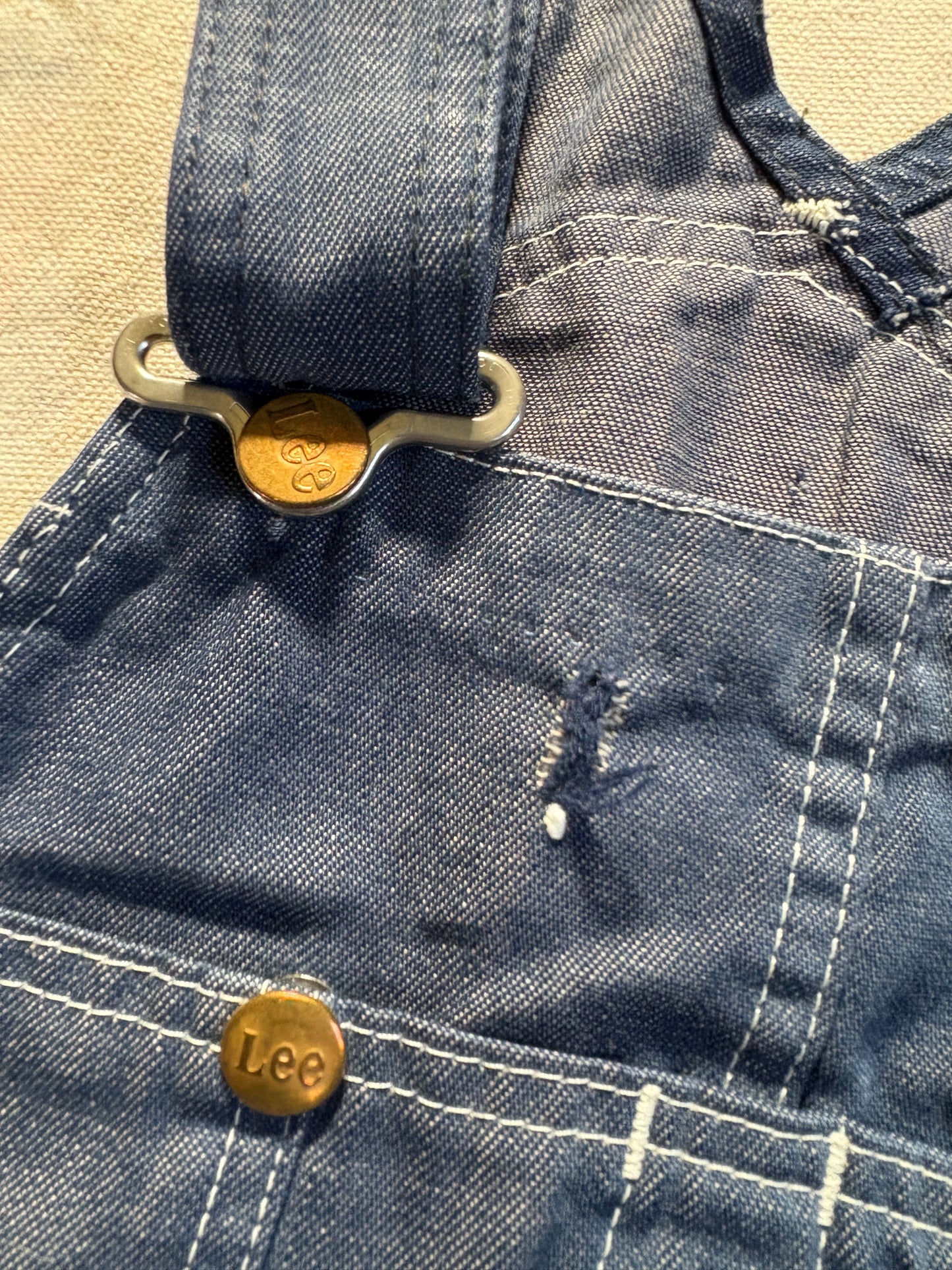 70s Lee Denim Overalls