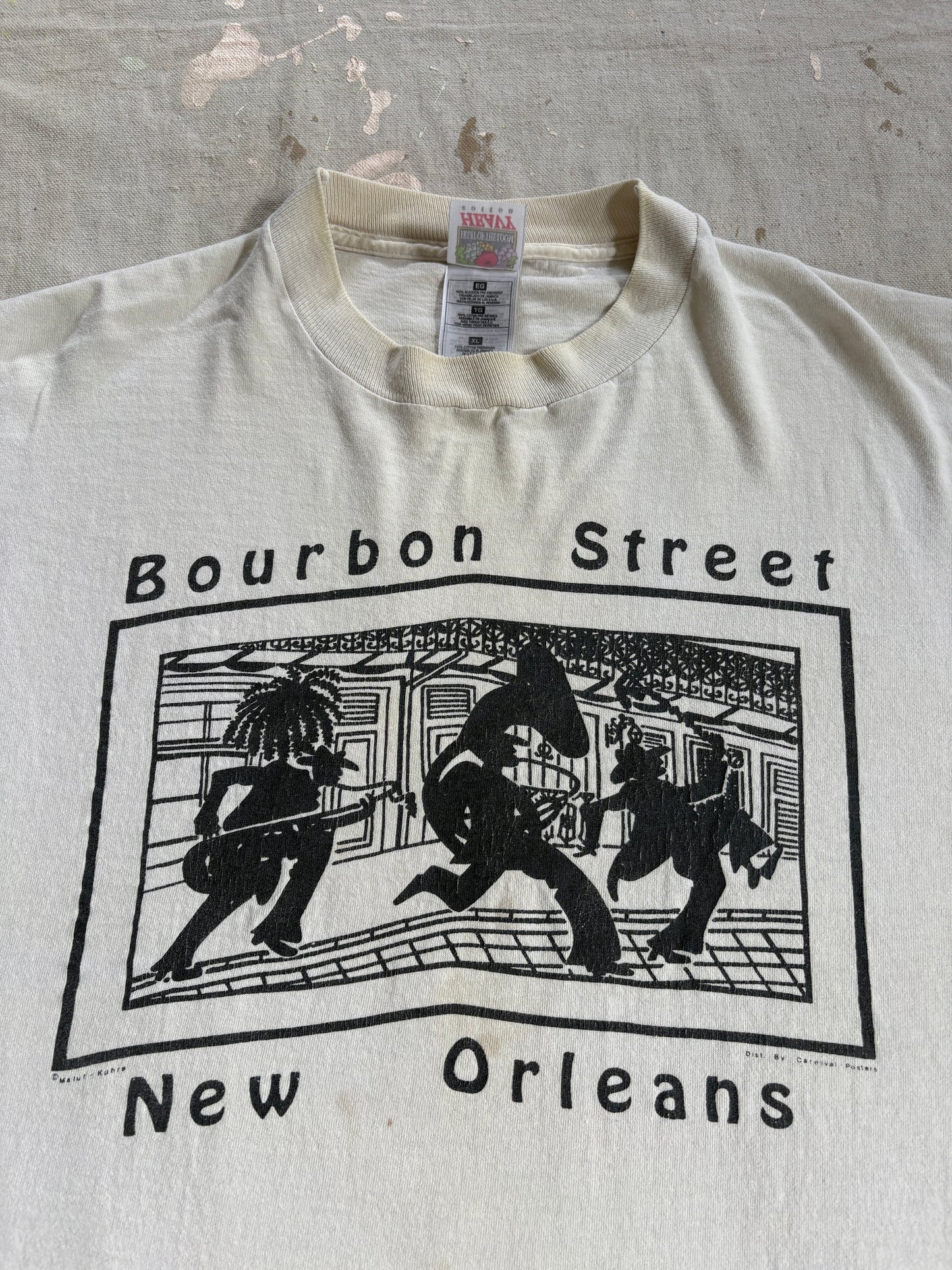 Vintage 90s Bourbon Street New Orleans Tee