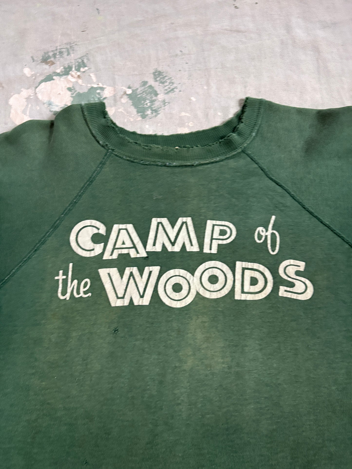 70s Champion Camp Of The Woods Sweatshirt
