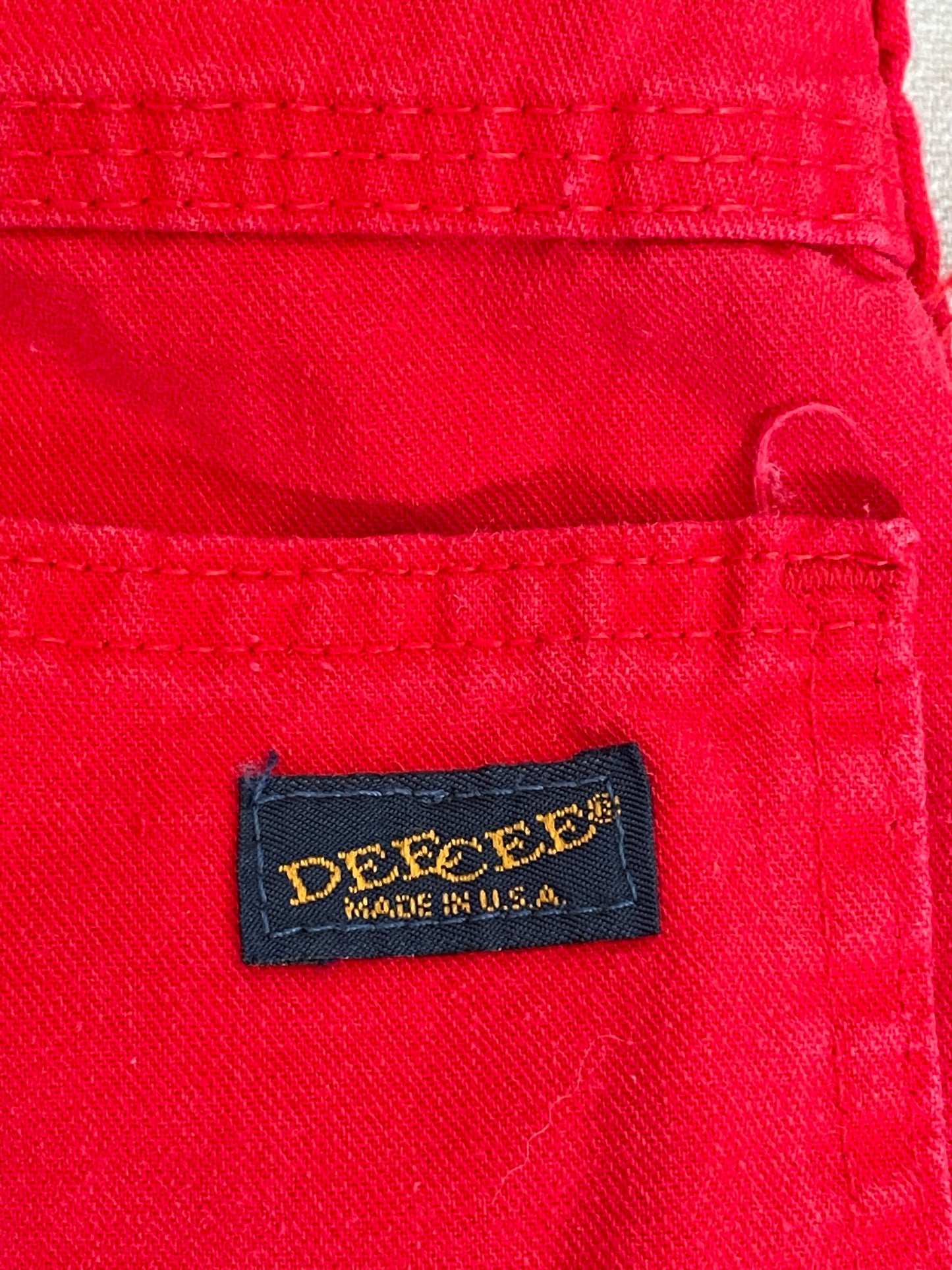 80s Red DeeCee Carpenter Pants