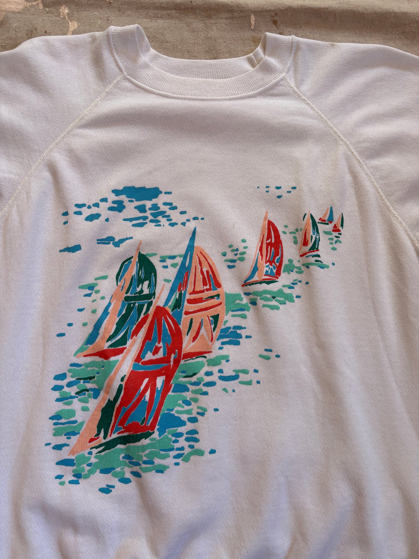 Vintage 80s Sailboat Sweatshirt