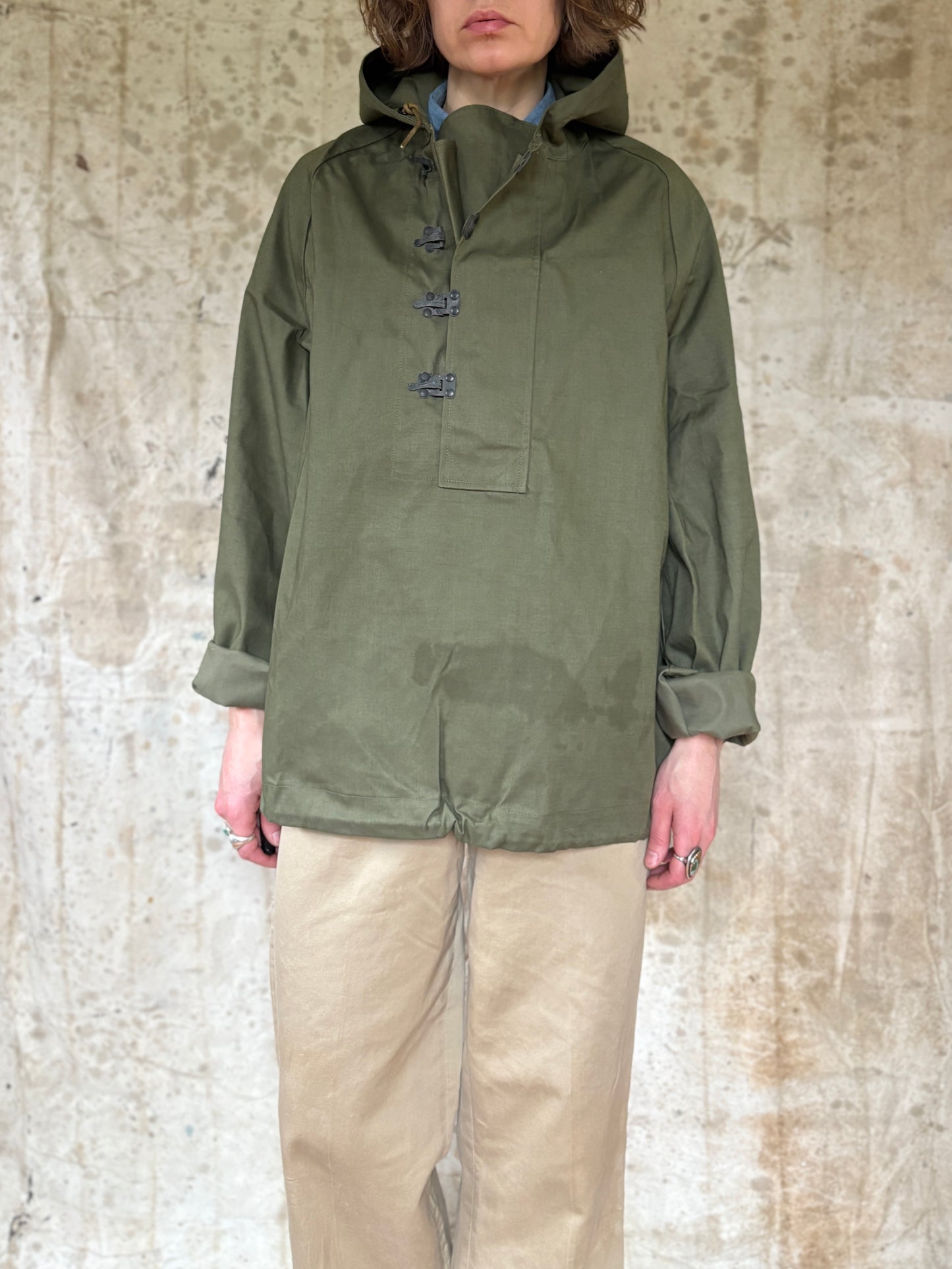 40s WWII Deadstock Wet Weather Parka