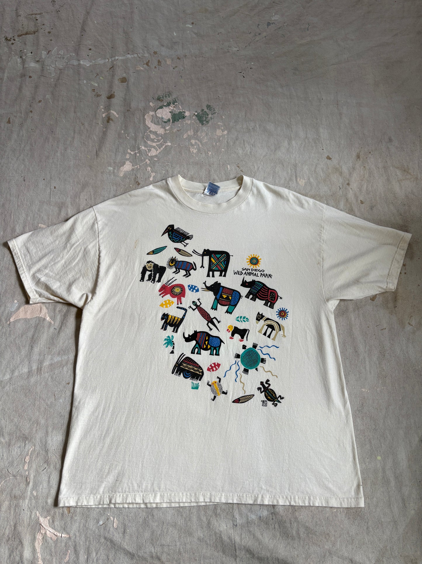 Vintage 90s San Diego Wild Animal Park Tee