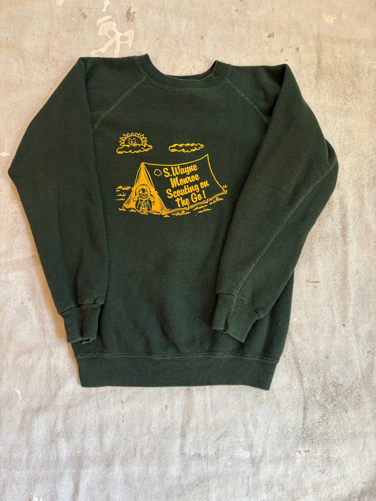 80s S. Wayne Monroe Girl Scouts Sweatshirt