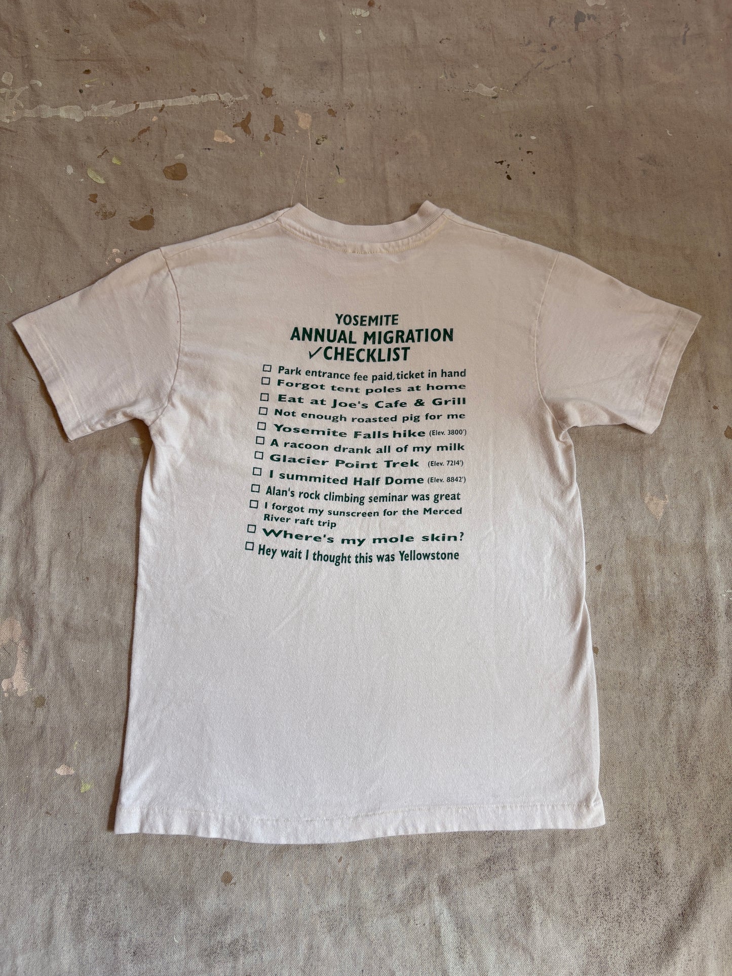 Vintage 90s Yosemite Annual Migration Pocket Tee