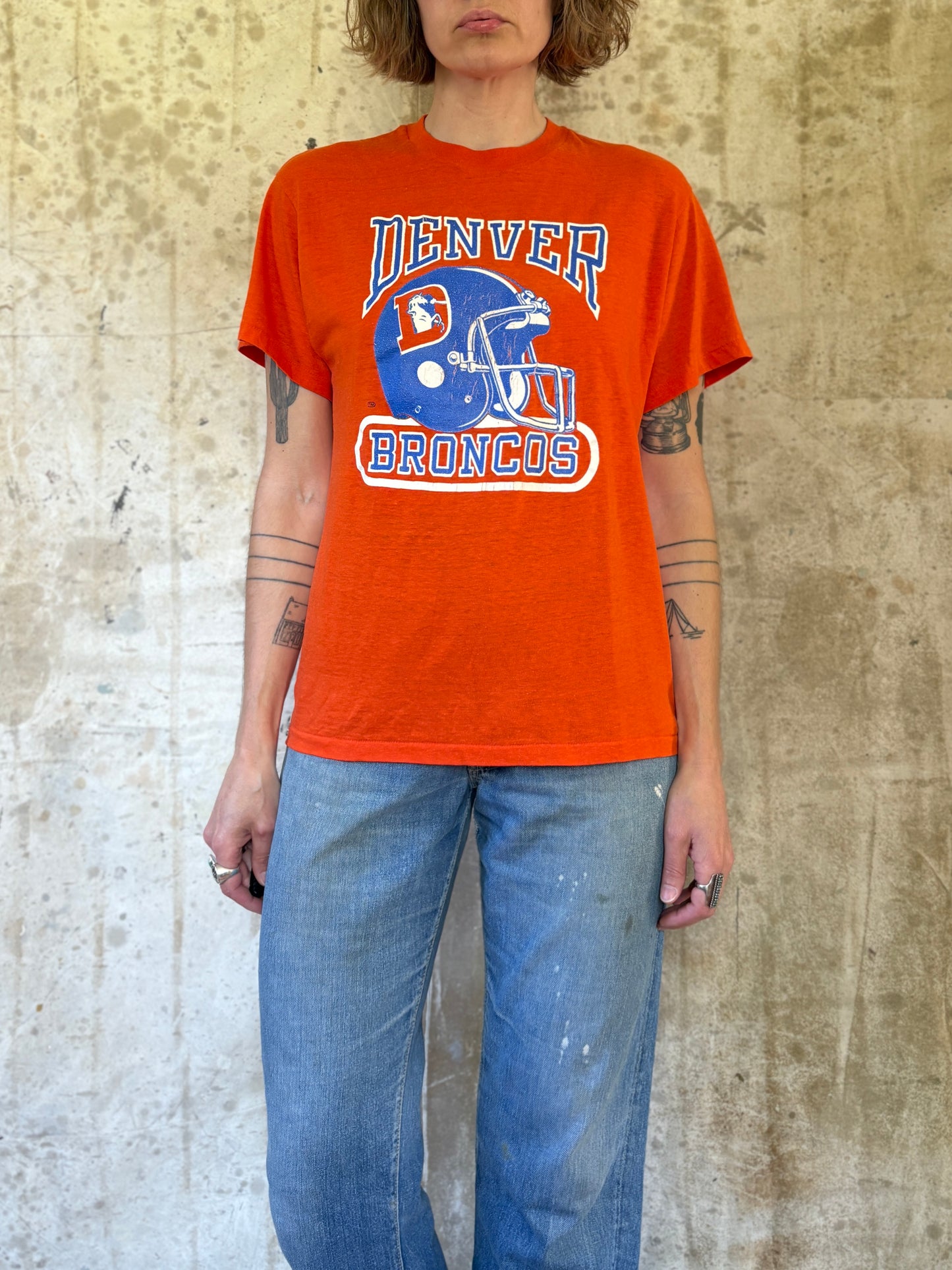 Vintage 80s Denver Broncos Tee