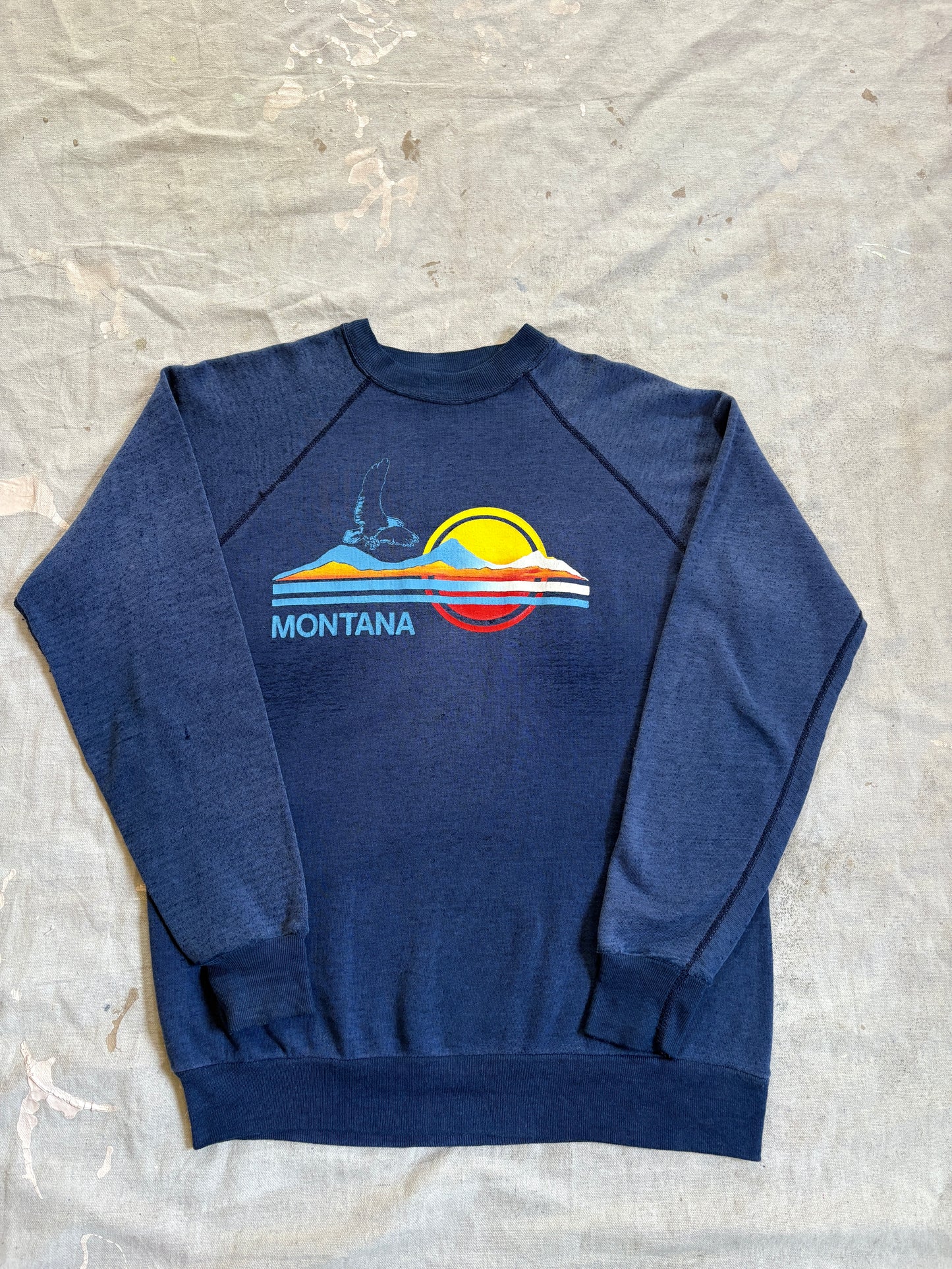 Vintage 80s Montana Sunset Sweatshirt