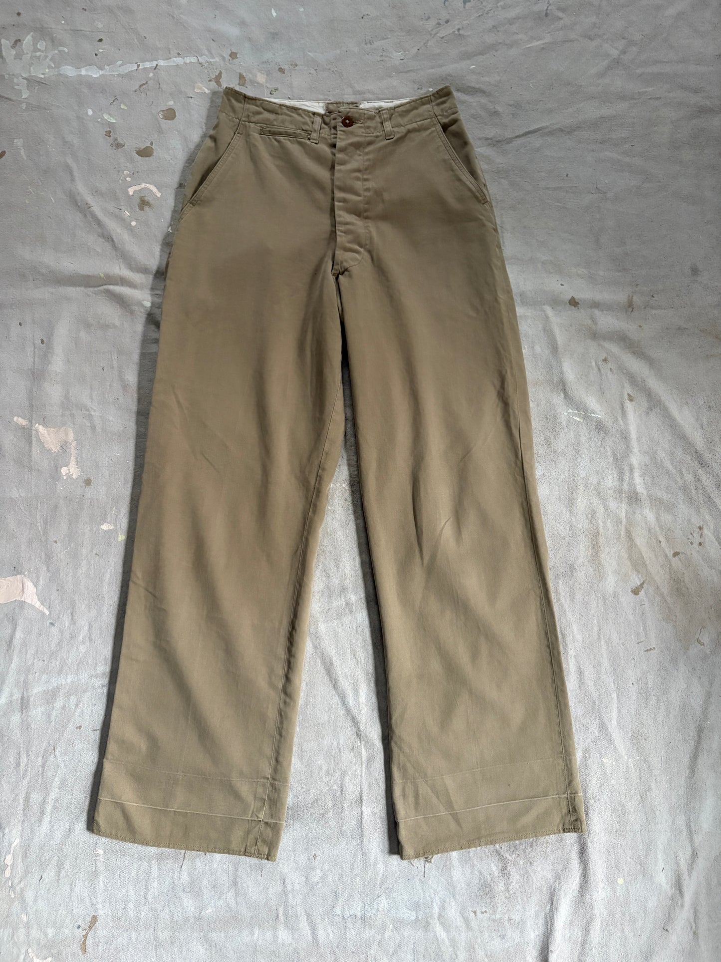 50s Military Khaki Trouser’s