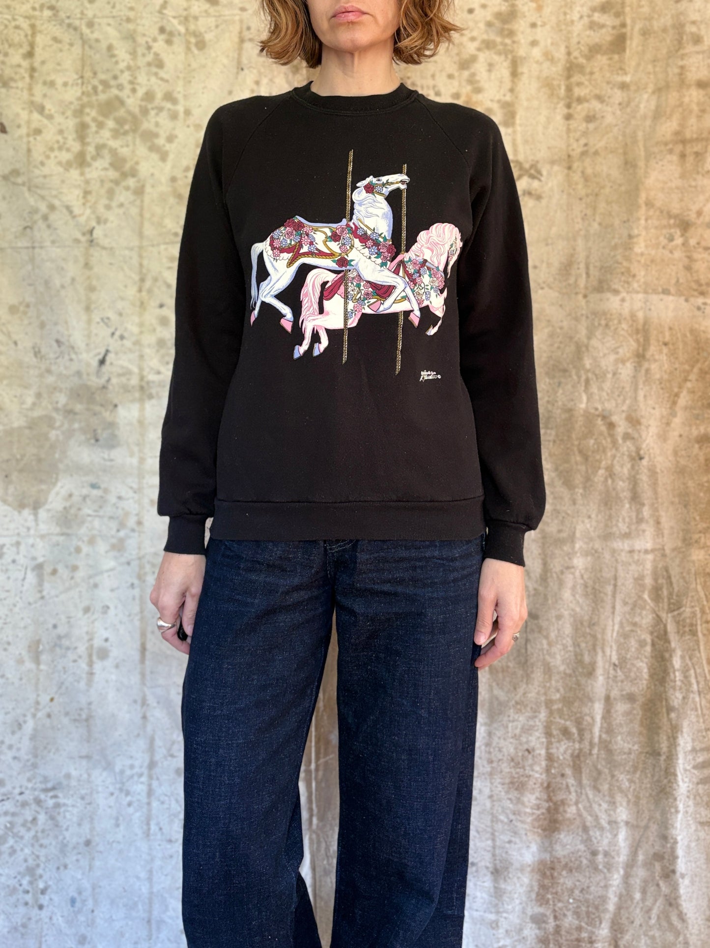 80s/90s Carousel Horse Sweatshirt