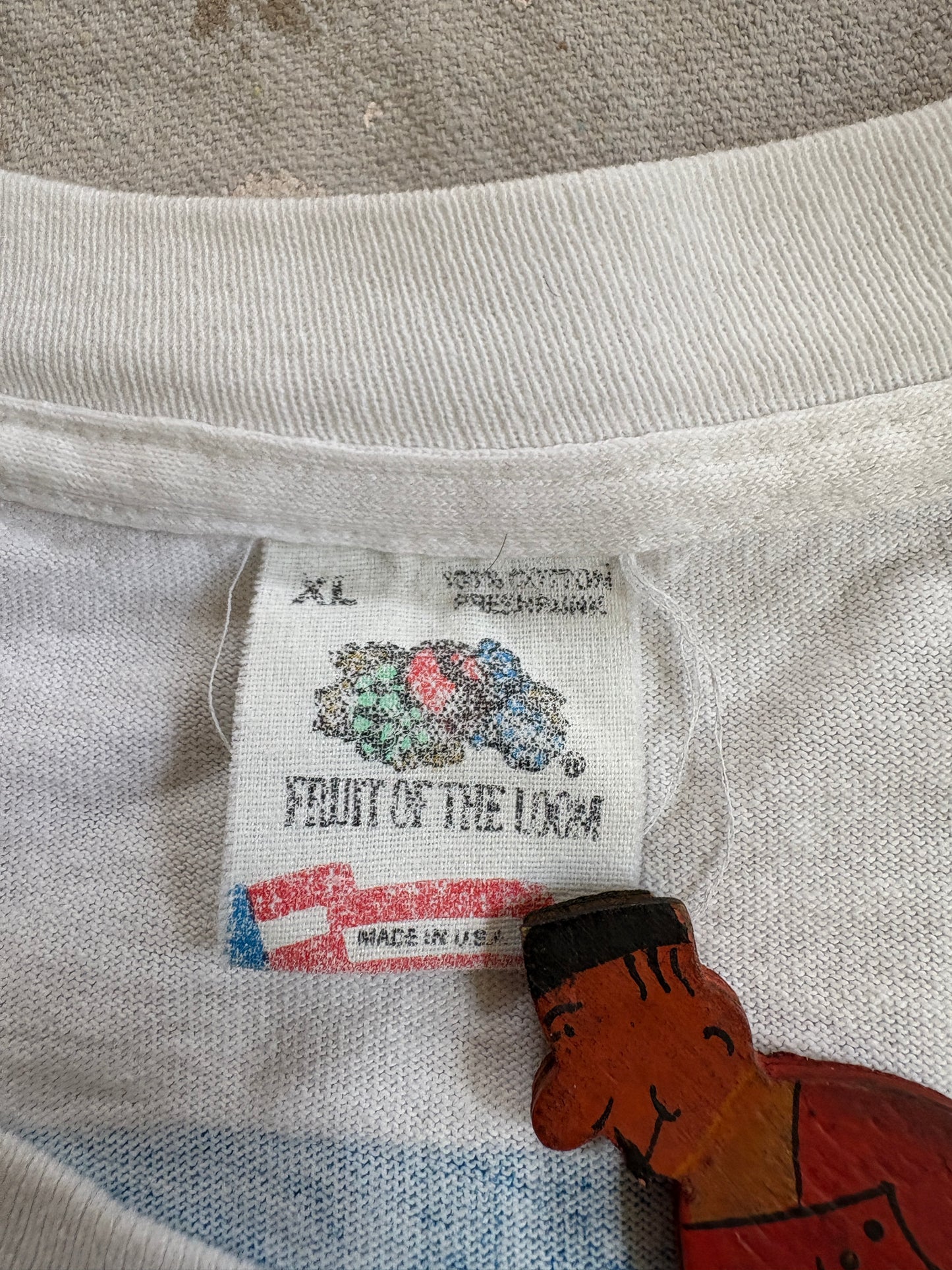 Vintage 80s White Tiger Memphis Zoological Society Tee