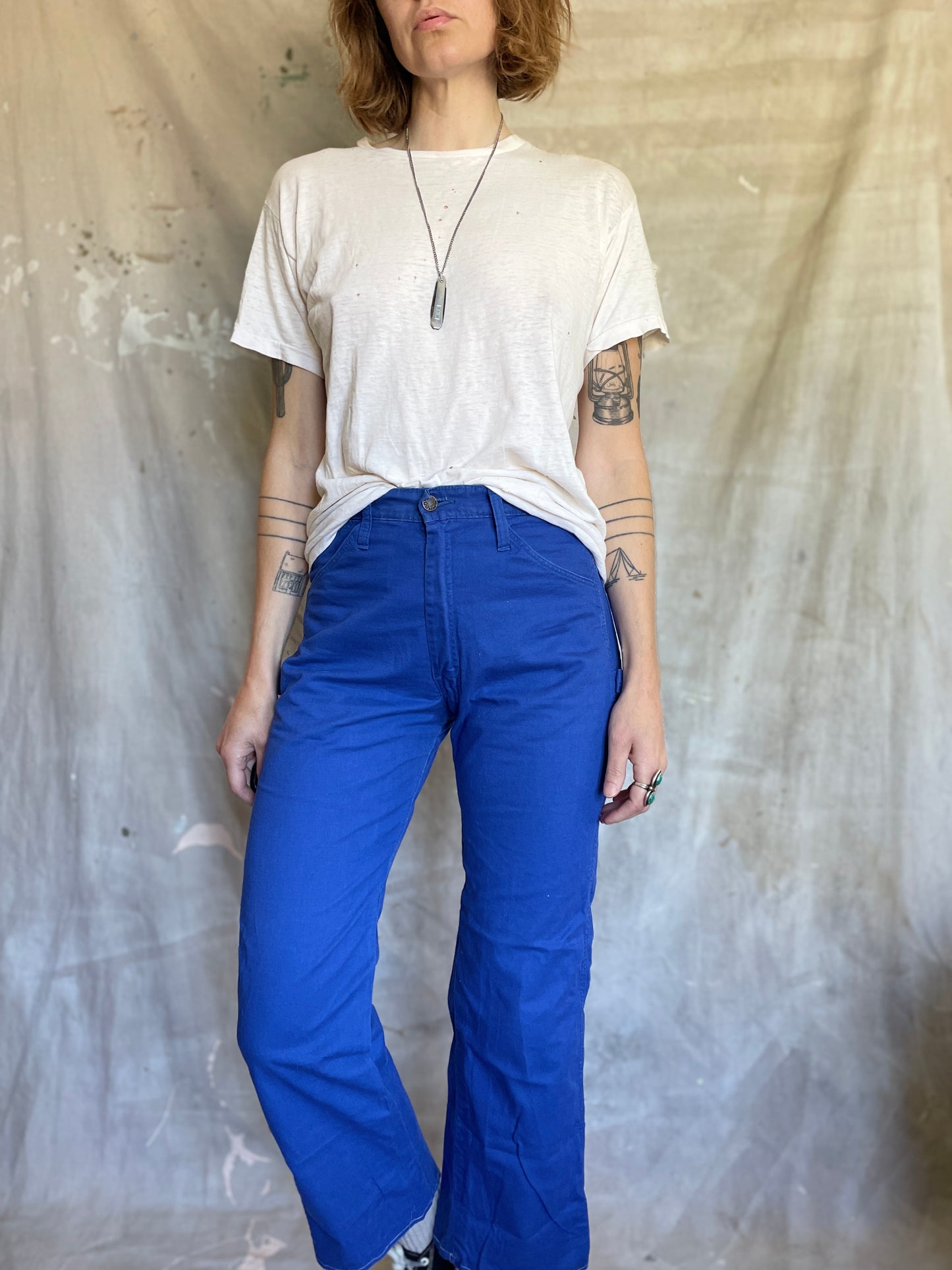 80s Blue DeeCee Carpenter Pants