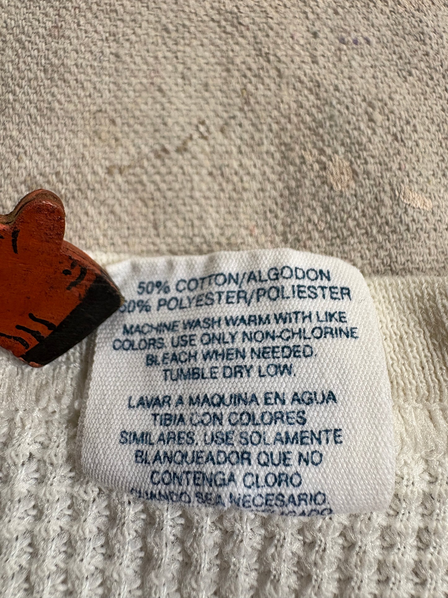 Vintage 90s White Thermal Shirt