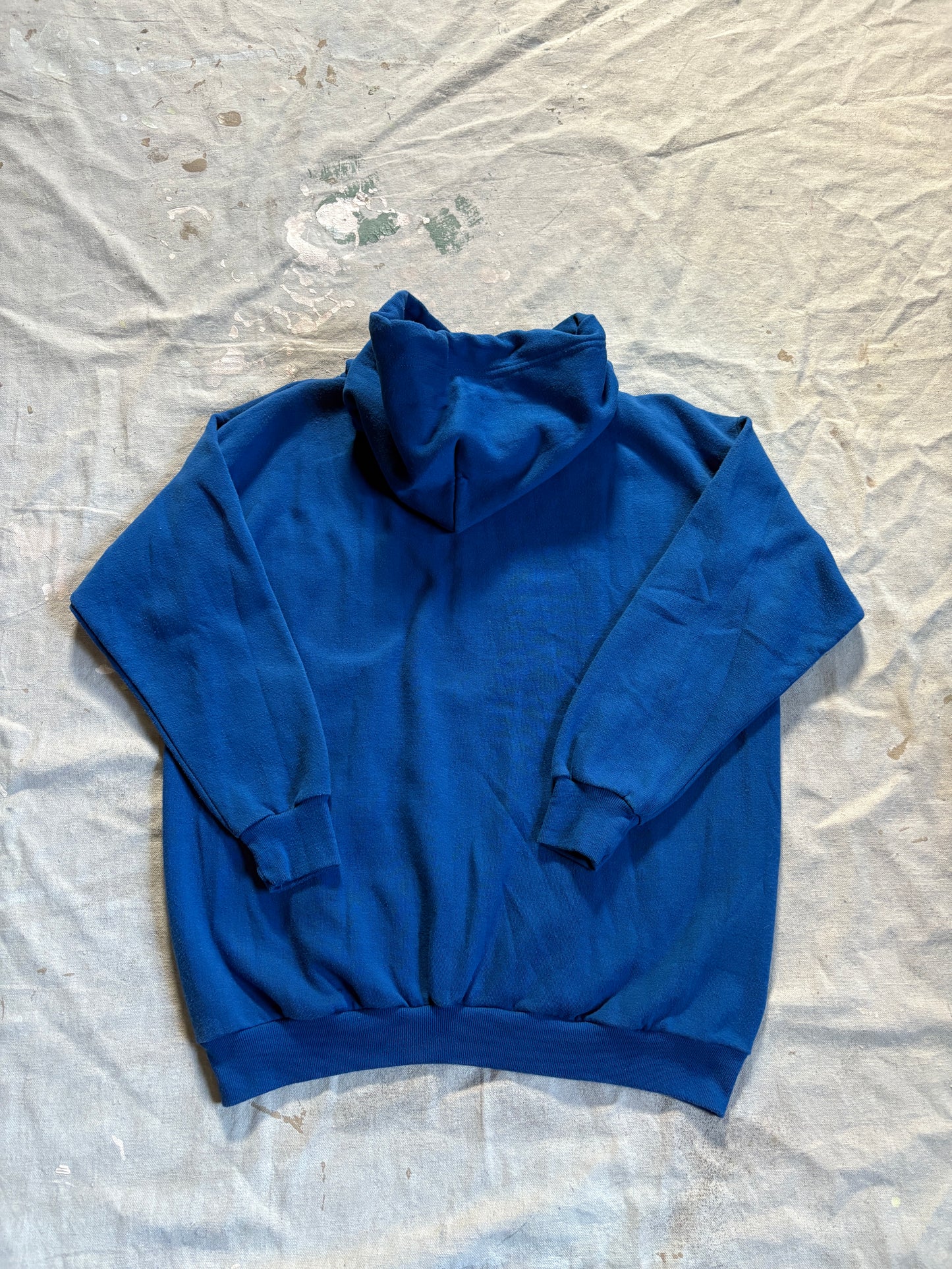 70s/80s Blank Blue Sweatshirt Sweatpants 2pc Set