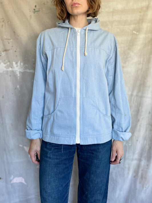 Vintage 80s Baby Blue Jacket