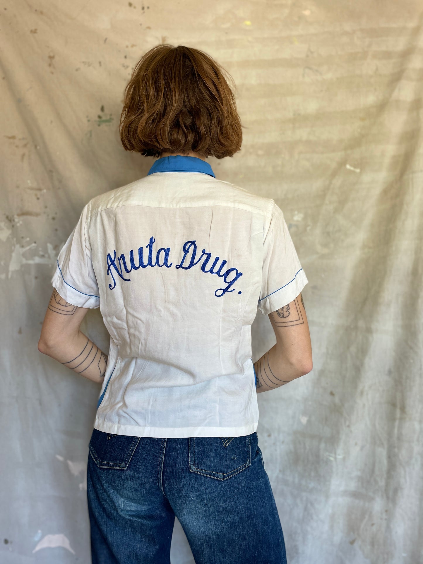 60s Aruta Drug Bowling Shirt