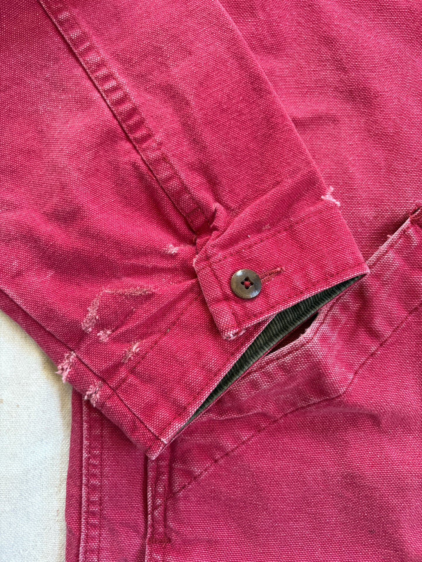 Vintage LL Bean Faded Magenta Barn Coat