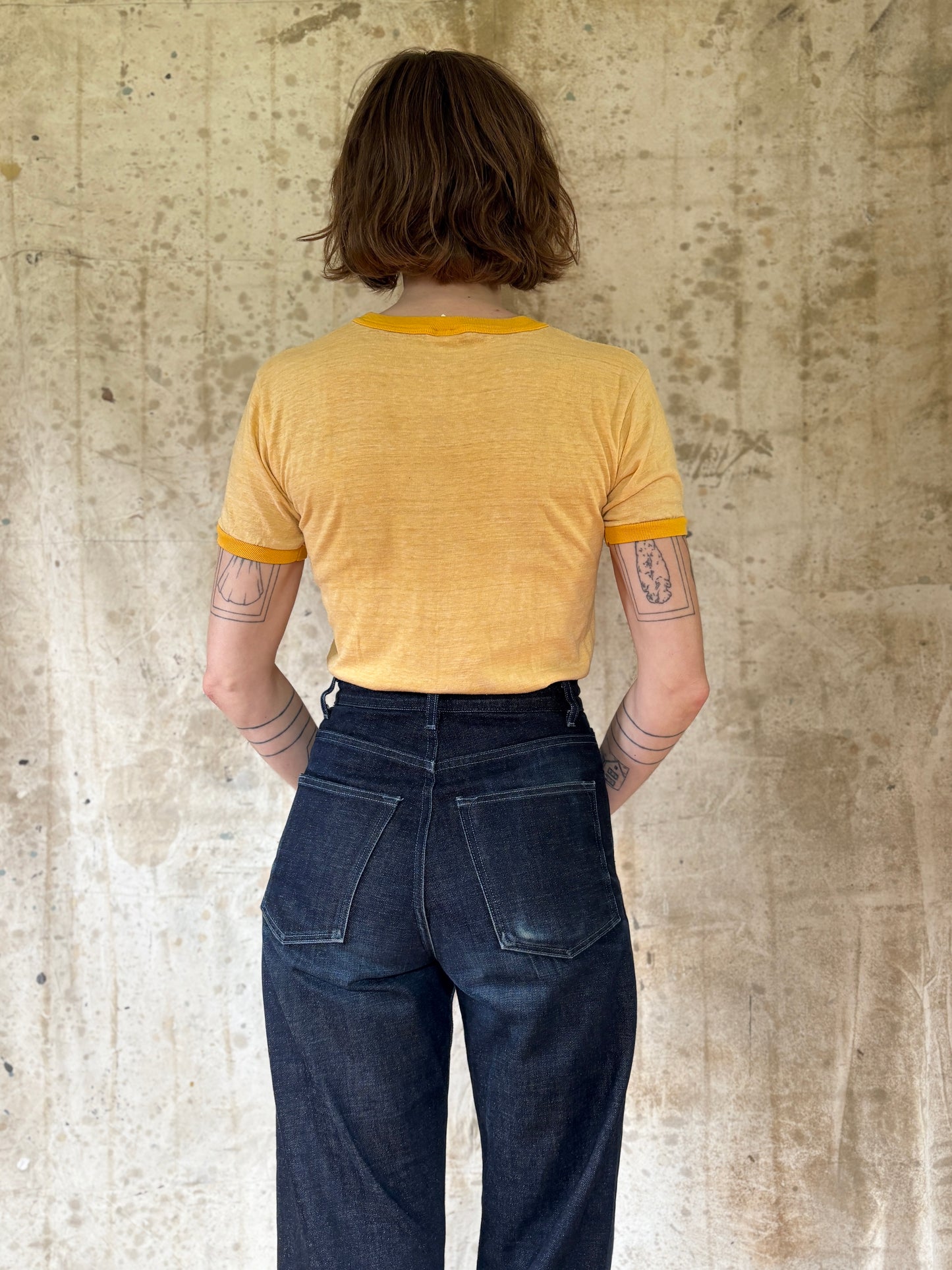 Vintage 80s Camp Gerber Shawondossee Chaffe Ringer Tee