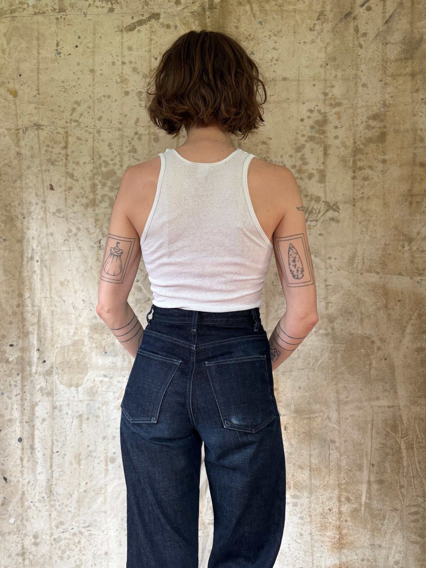Vintage 80s Hanes Blank White Tank Top
