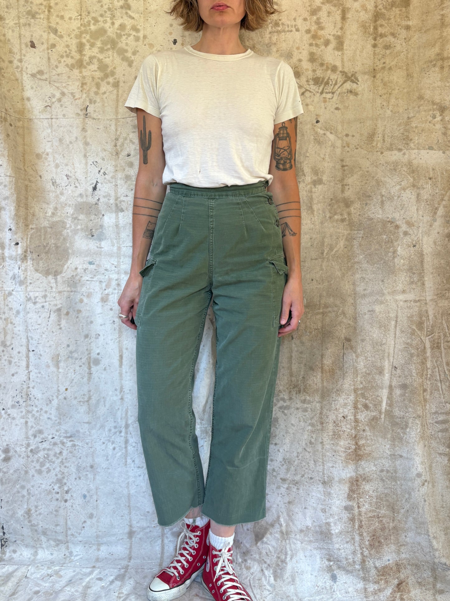 Vintage 70s US Army Cargo Pocket Pants