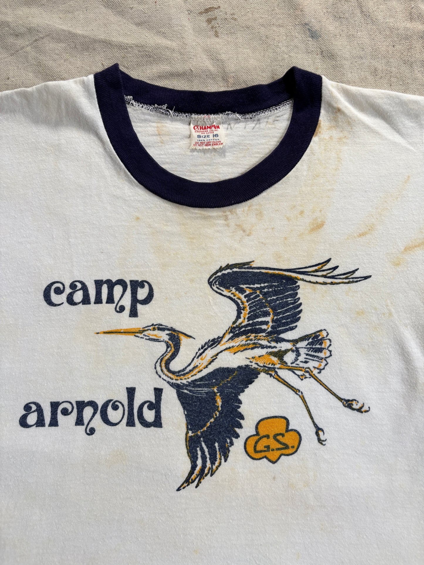 50s Champion Camp Arnold Girl Scouts Tee