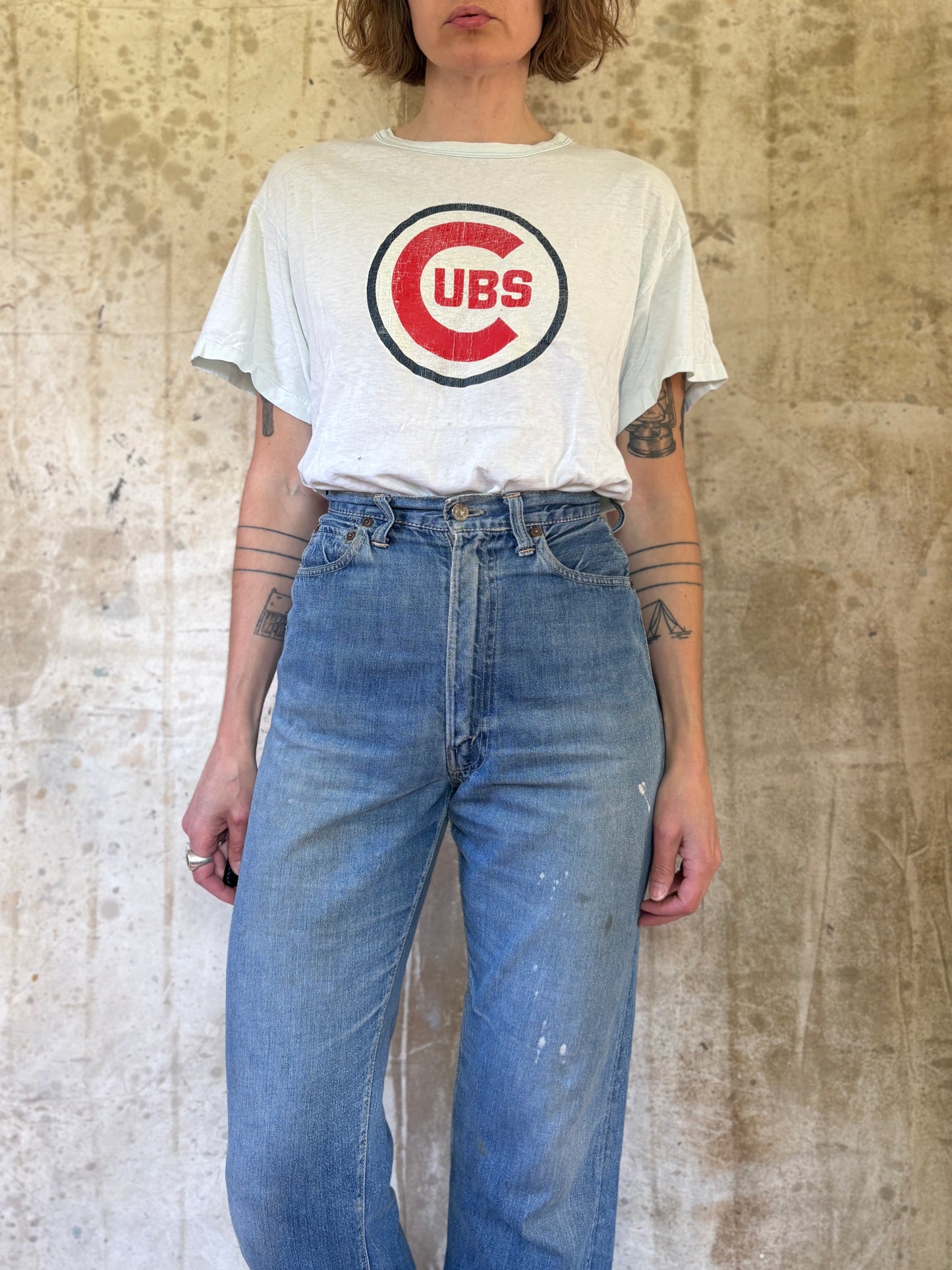 Vintage 80s Chicago Cubs Baseball Tee