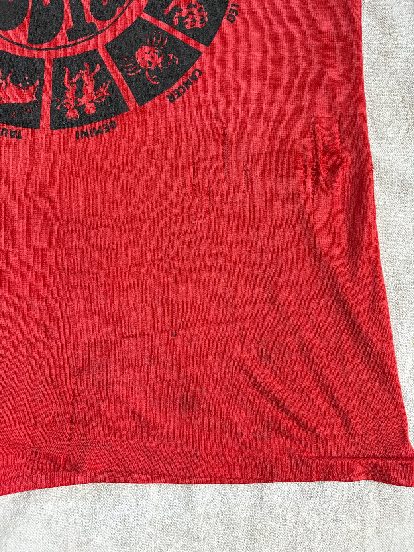 Vintage 80s Signs Of The Zodiac Tee