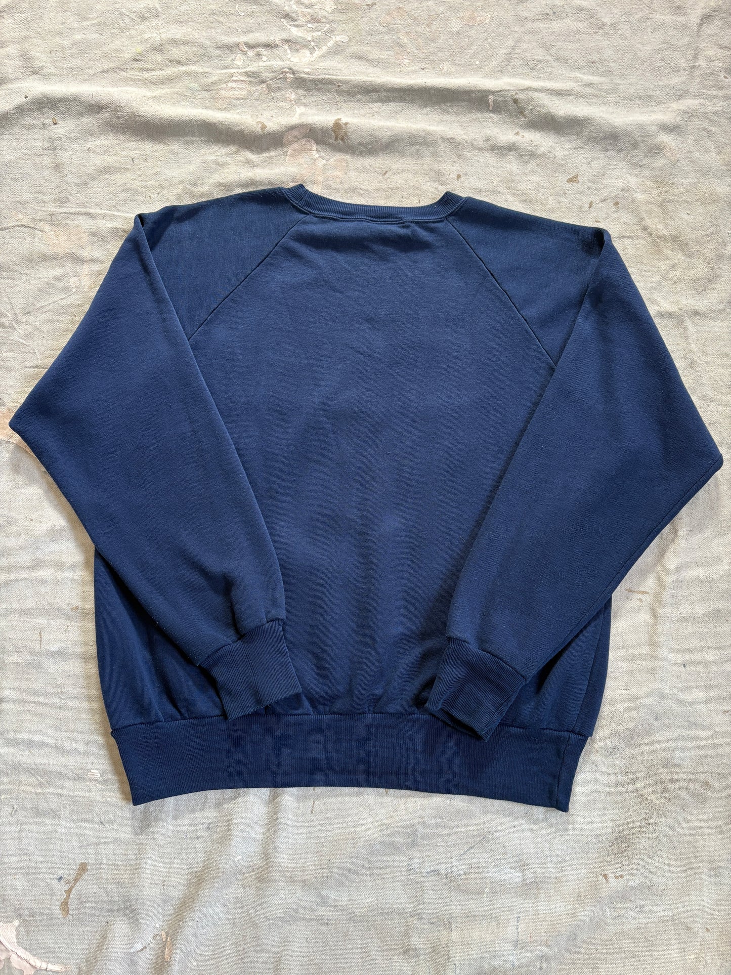 Vintage 90s Blank Navy Blue Sweatshirt