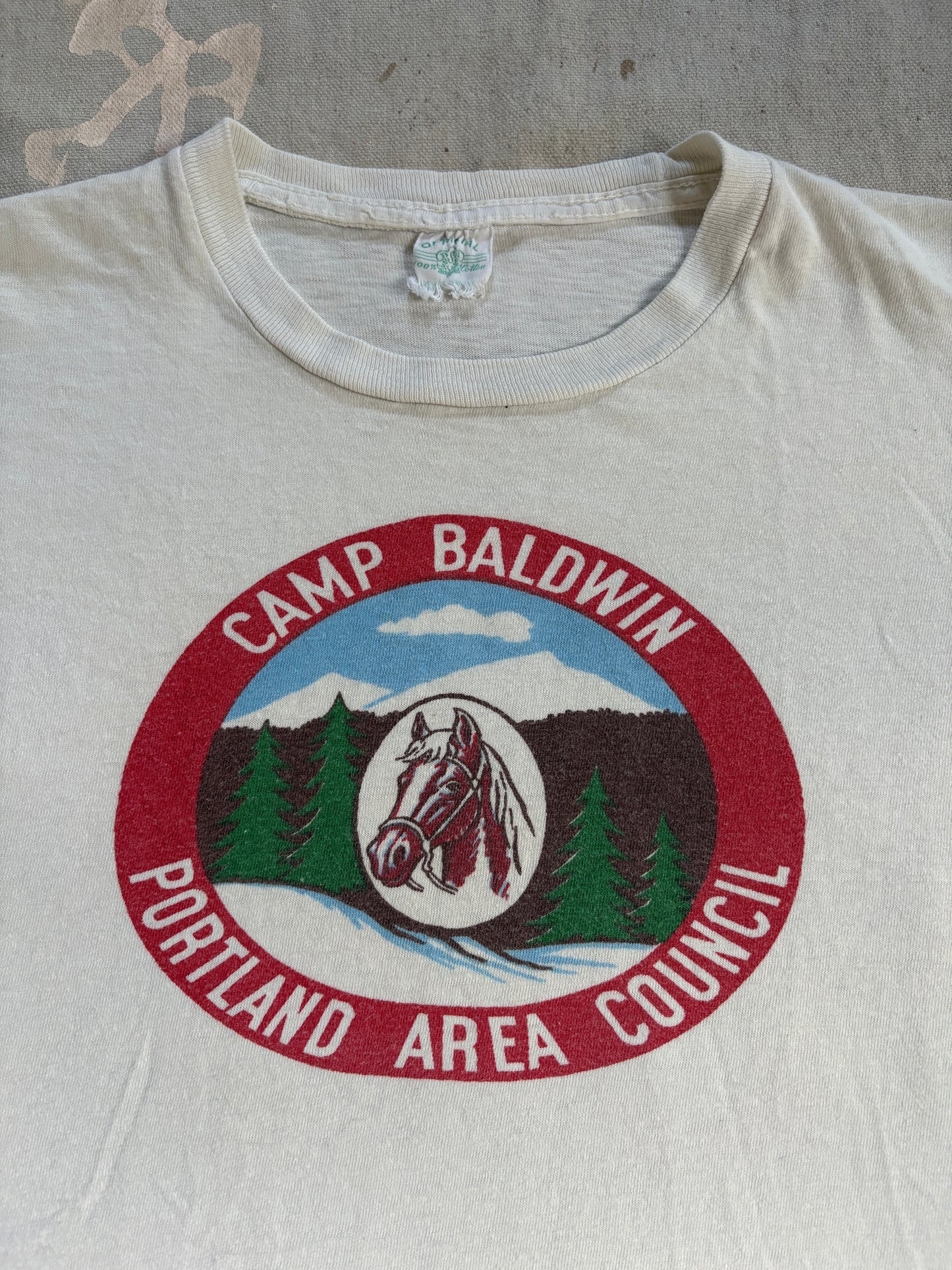 60s BSA Camp Baldwin Portland Area Council Tee