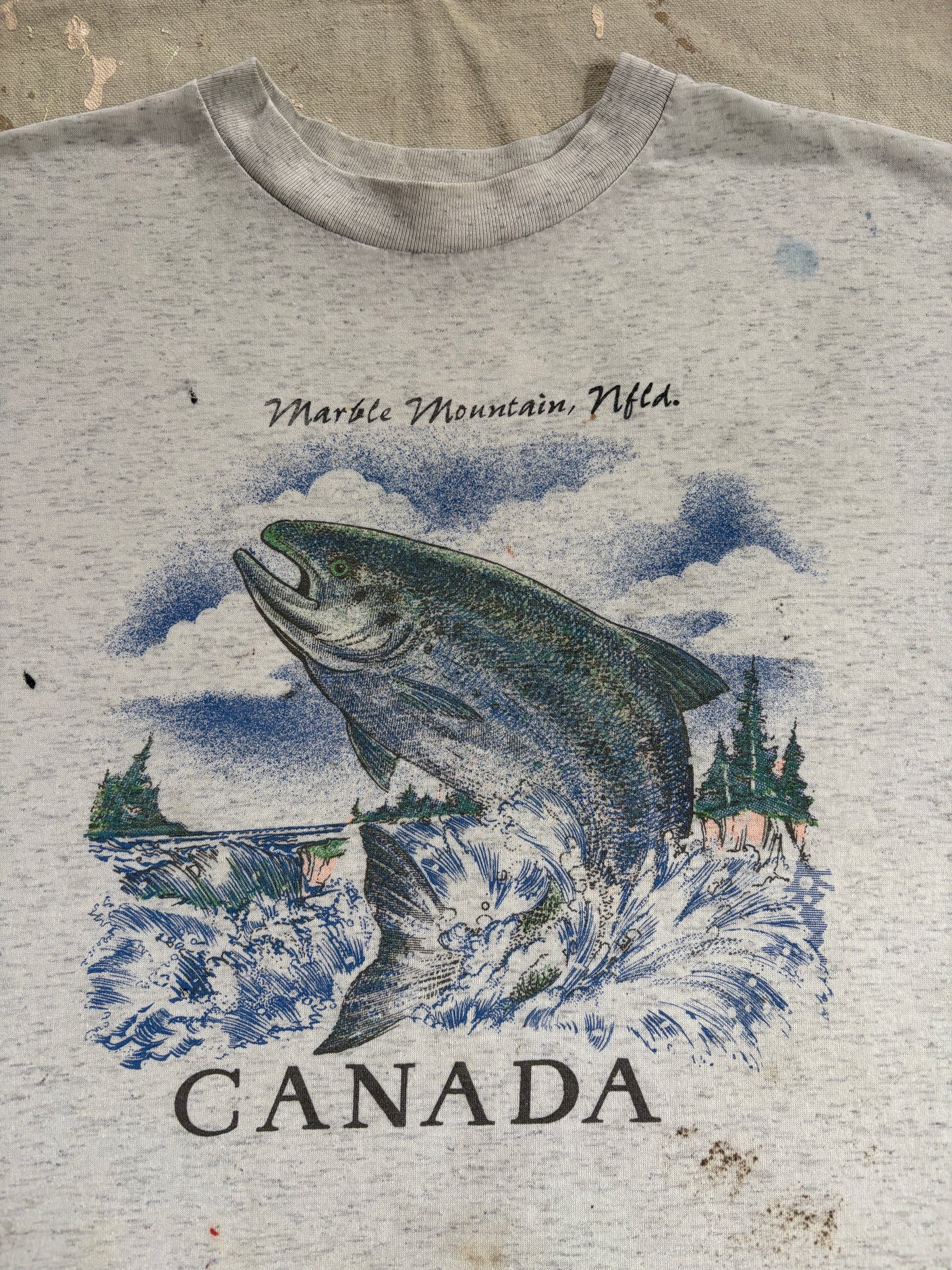 80s Marble Mountain Canada Fish Tee