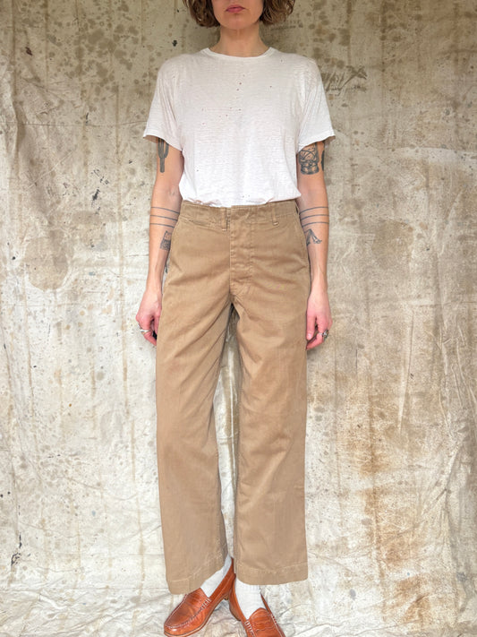 50s Military Khaki Slacks